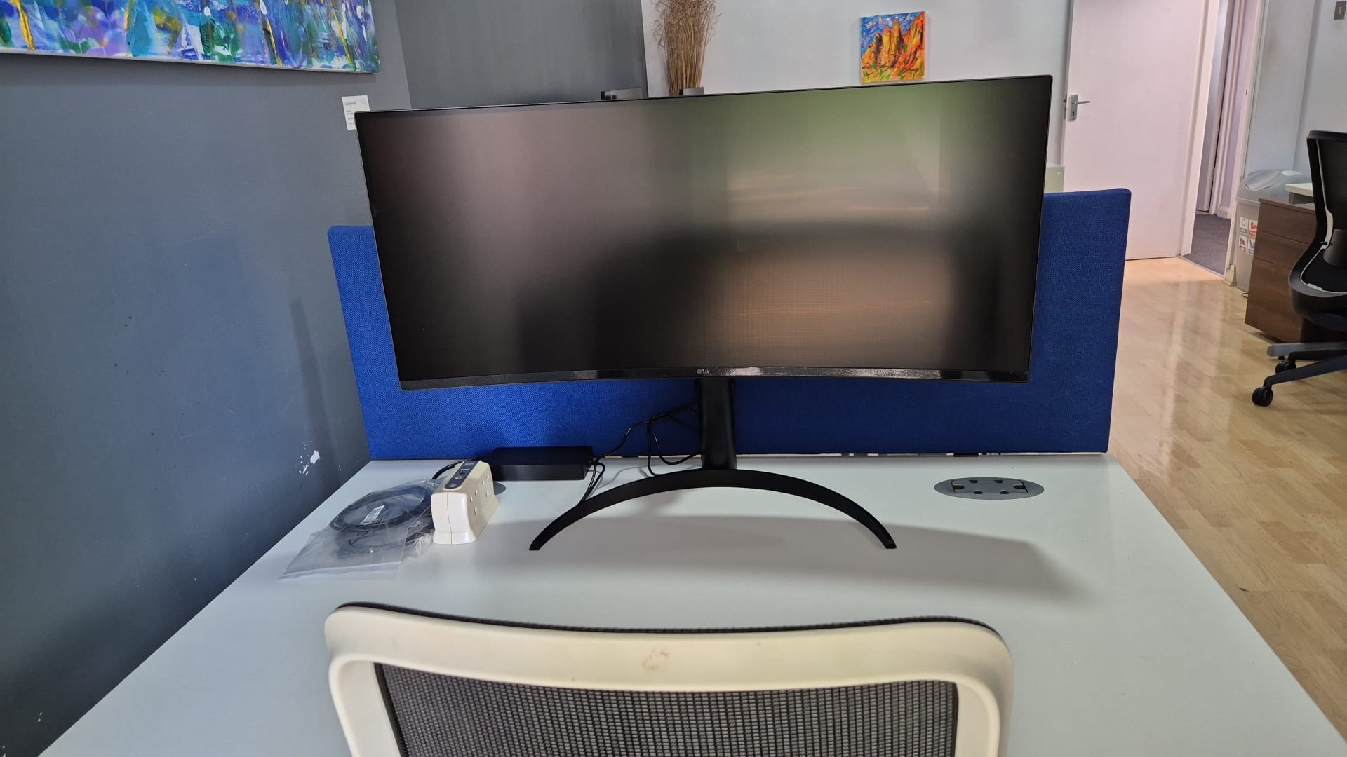 Maple Works' new Hybrid Working memberships in Surbiton, featuring flexible hotdesking options with high-quality monitors